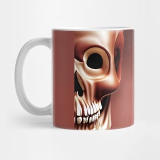 Skull Shaped Chocolate Art Mug